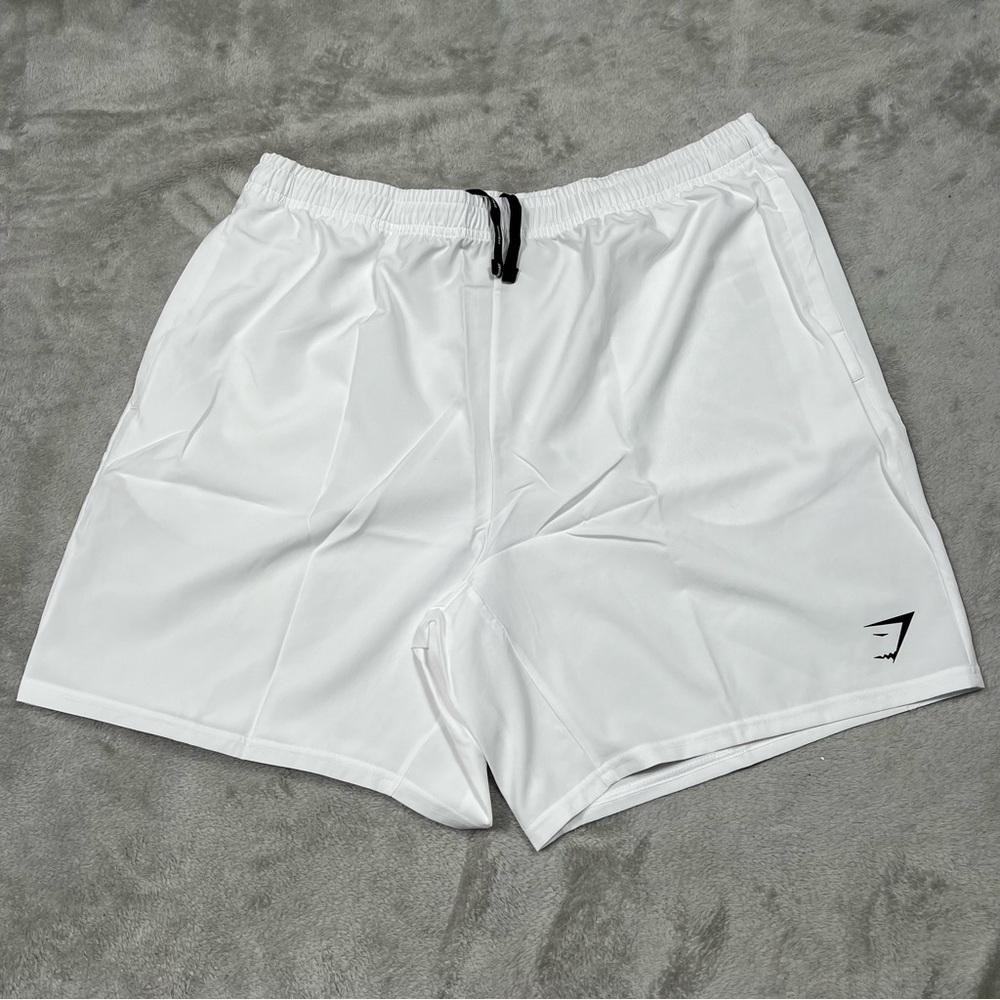 NWT Gymshark Arrival 7” Shorts Mens S-XXL Slim Athletic Gym Workout White